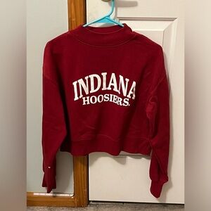 Indiana Hoosiers Cropped Crewneck